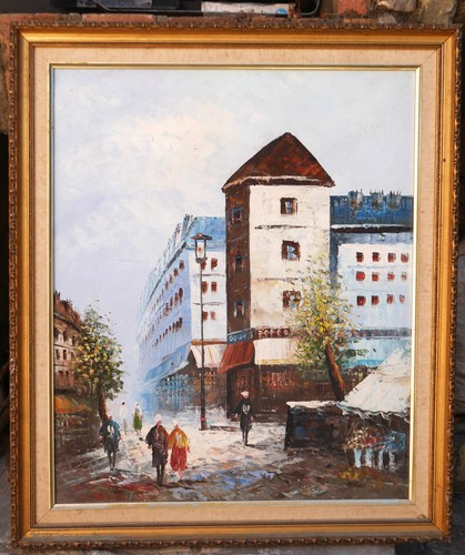 Grand tableau signé - grand,