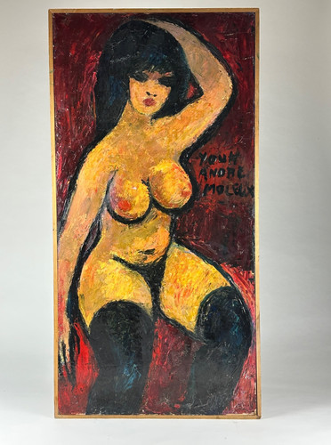 Grand tableau ancien - grand,