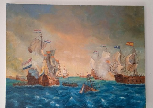 Grande peinture sur toile