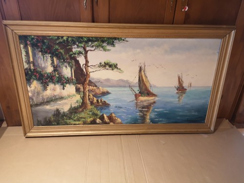 Grand tableau marine